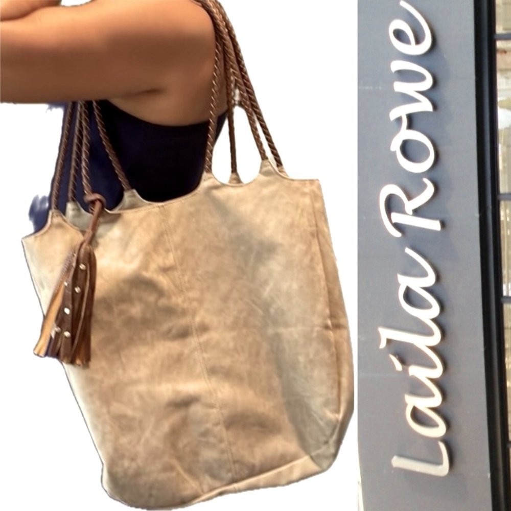XL Laila Rowe Tassel Tote Bag